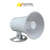 12V 15W High-Output Wired Security Siren Horn – Weatherproof (White)