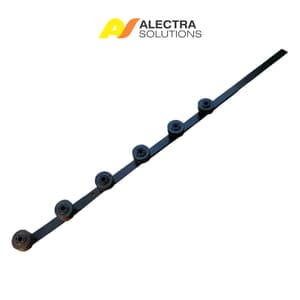 6 Wire Black Top Angle