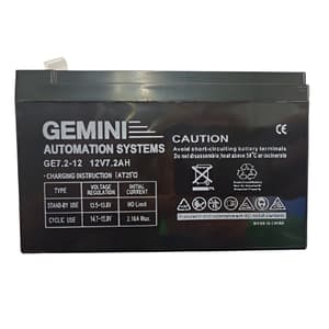 Gemini Gate Motor Battery 12V 7.2Ah