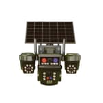 HD Solar Wi-Fi Triple-Lens Security Camera – 3 Screens