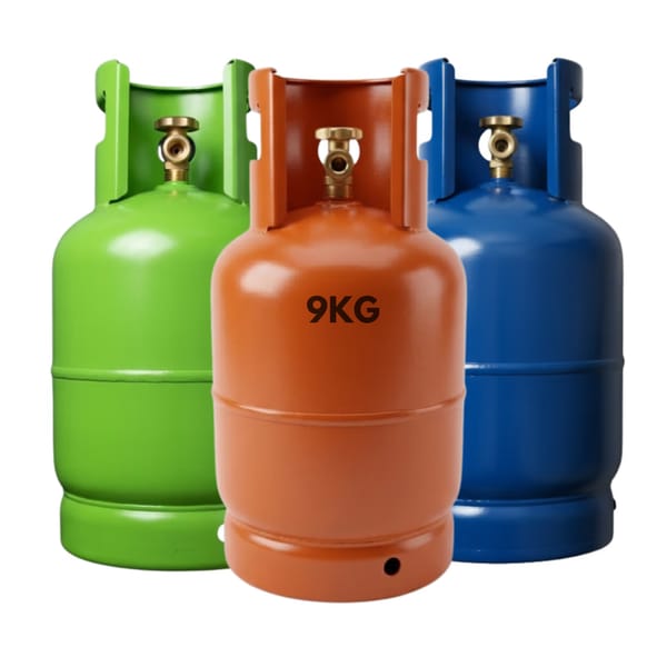 9kg LP Gas Cylinder Refill Exchange & New Cylinder Options (Pretoria Delivery Only)