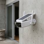 Andowl Q-A129 Solar-Powered WiFi Security Camera – Wire-Free Outdoor Surveillance with Sustainable Solar Charging & Remote Mobile Access