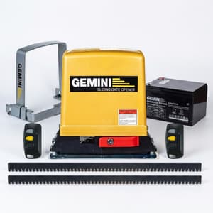 Gemini 12V 12Ah Sliding Gate Motor Kit