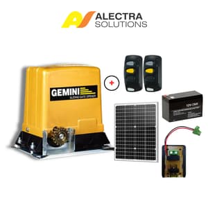 Gemini 12V Sliding Gate Motor Solar Ki